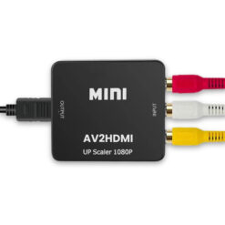 Alternative view of AV naar HDMI converter - Met USB kabel - Full HD - Zwart