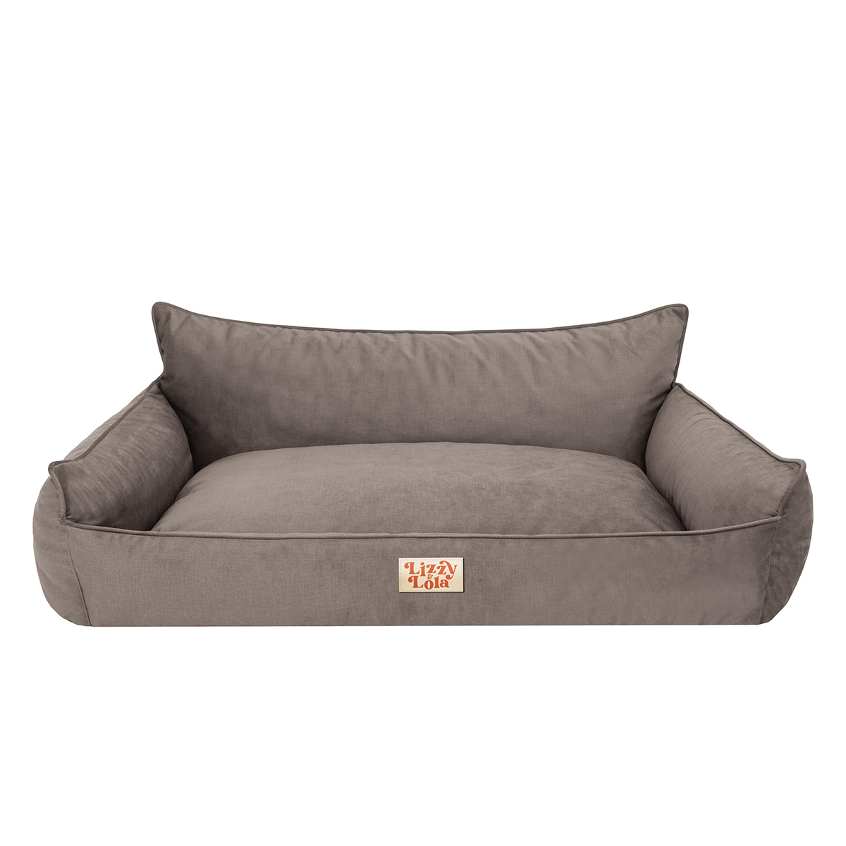 Lizzy & Lola - Hondenmand Puffy XL - Taupe - 100 x 80 cm - Afbeelding 6