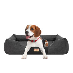 Lizzy & Lola - Hondenmand Buddy XL - Graphite - 85 x 65 cm