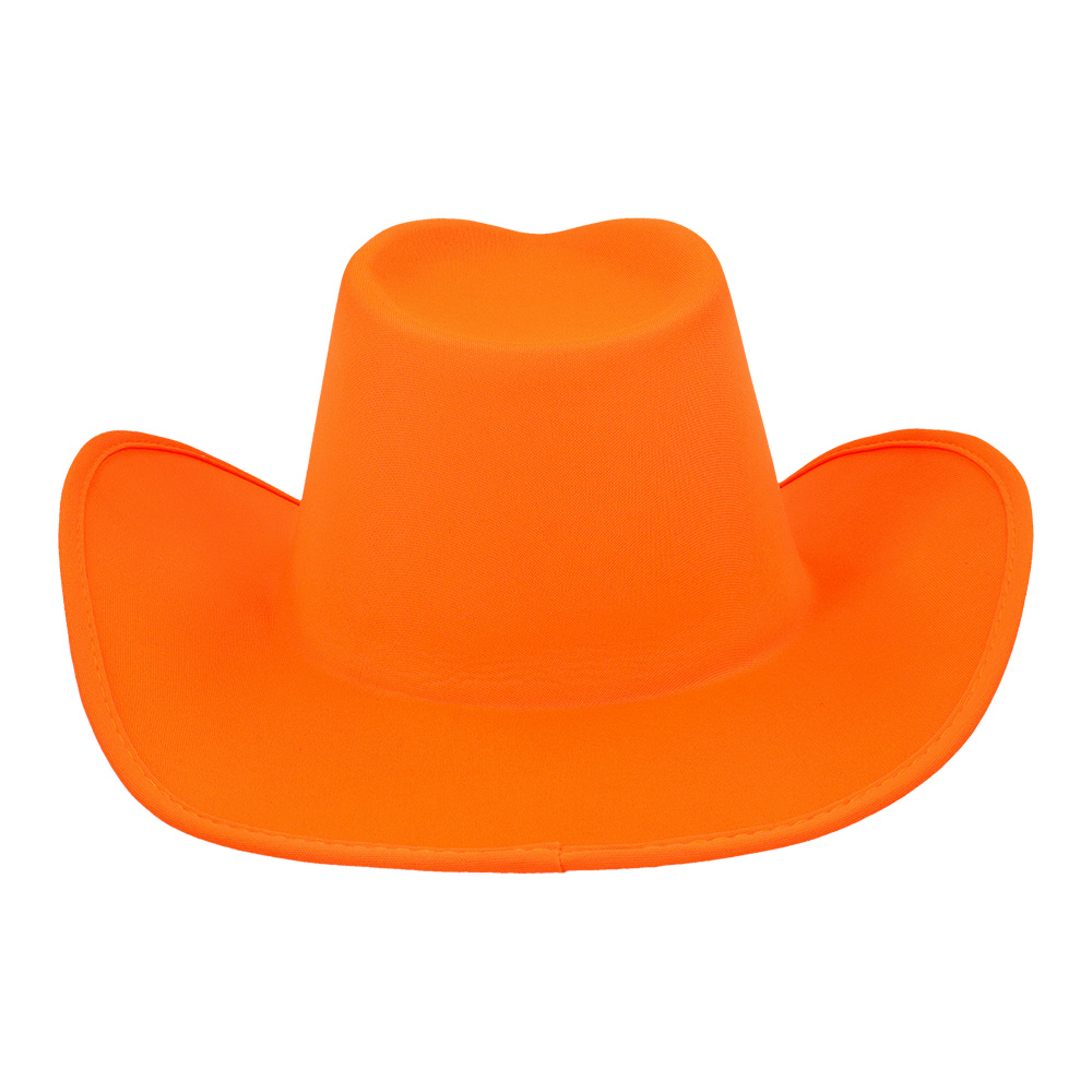 Cowboyhoed UV Blacklight - Festival hoed 59 cm - Neon oranje - Afbeelding 2