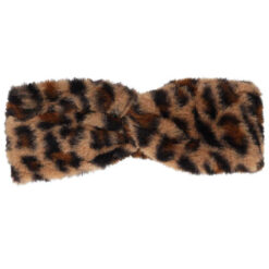 Sarlini panterprint hoofdband - Oorwarmer imitatiebont
