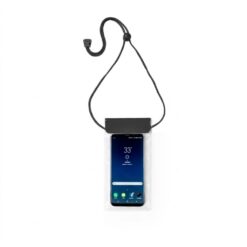 Alternative view of Waterdicht telefoontasje met klittenband PVC zwart