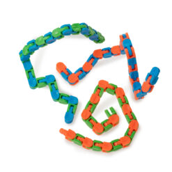 Wacky Tracks Fidget Ketting - Klikbaar Anti-Stress Speelgoed - Assorti Kleuren