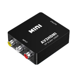 AV naar HDMI converter - Met USB kabel - Full HD - Zwart