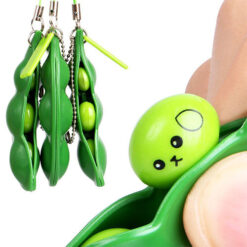 Pea poppers - Fidget Toys  Sleutelhanger - Groen - 3 stuks