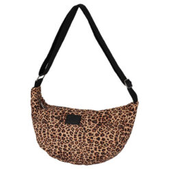 Sarlini crossbody panterprint - Bruine schoudertas