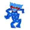 Monster fidget Pop It blauw