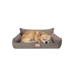 Lizzy & Lola - Hondenmand Puffy S - Taupe – 65 x 50 cm