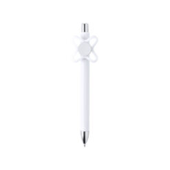 Anti-Stress pen met spinner wit