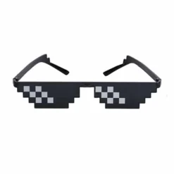 Alternative view of Freaky Glasses Thug Life Pixel Partybril – Zwarte 8-Bits Deal With It Bril