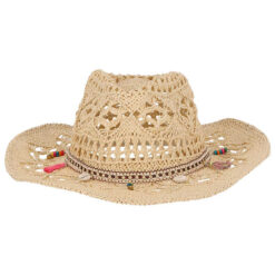 Alternative view of Beechfield cowboy strohoed 57 cm - Naturel