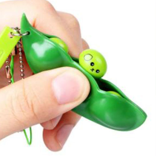 Pea poppers - Fidget Toys Sleutelhanger - Groen - 3 stuks - Afbeelding 3