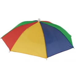 Alternative view of Hoofd paraplu | Rood-geel-groen-blauw