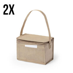 Koeltas gerecycled papier - 2 stuks