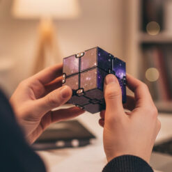 Alternative view of Infinity Cube Fidget Toy - Purple Space