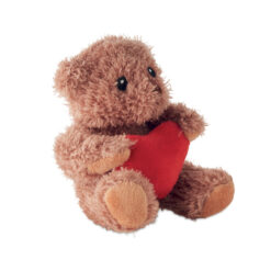Alternative view of Teddybeer met rood hart - Pluche knuffelbeer - Geborduurde details