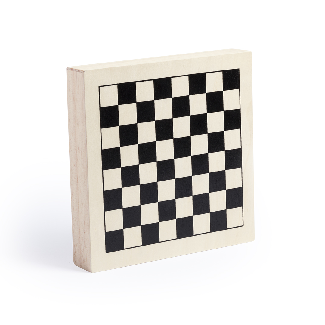 4-in-1 spellenset hout - Afbeelding 3