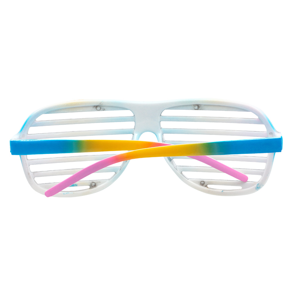 Shutterbril regenboog - Partybril piloot - Afbeelding 3