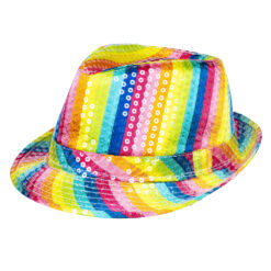 Beechfield one size zonnehoed met zwarte band - Naturel
