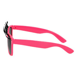 Alternative view of Roze partybril met wimpers - Classic zonnebril met zwarte glazen