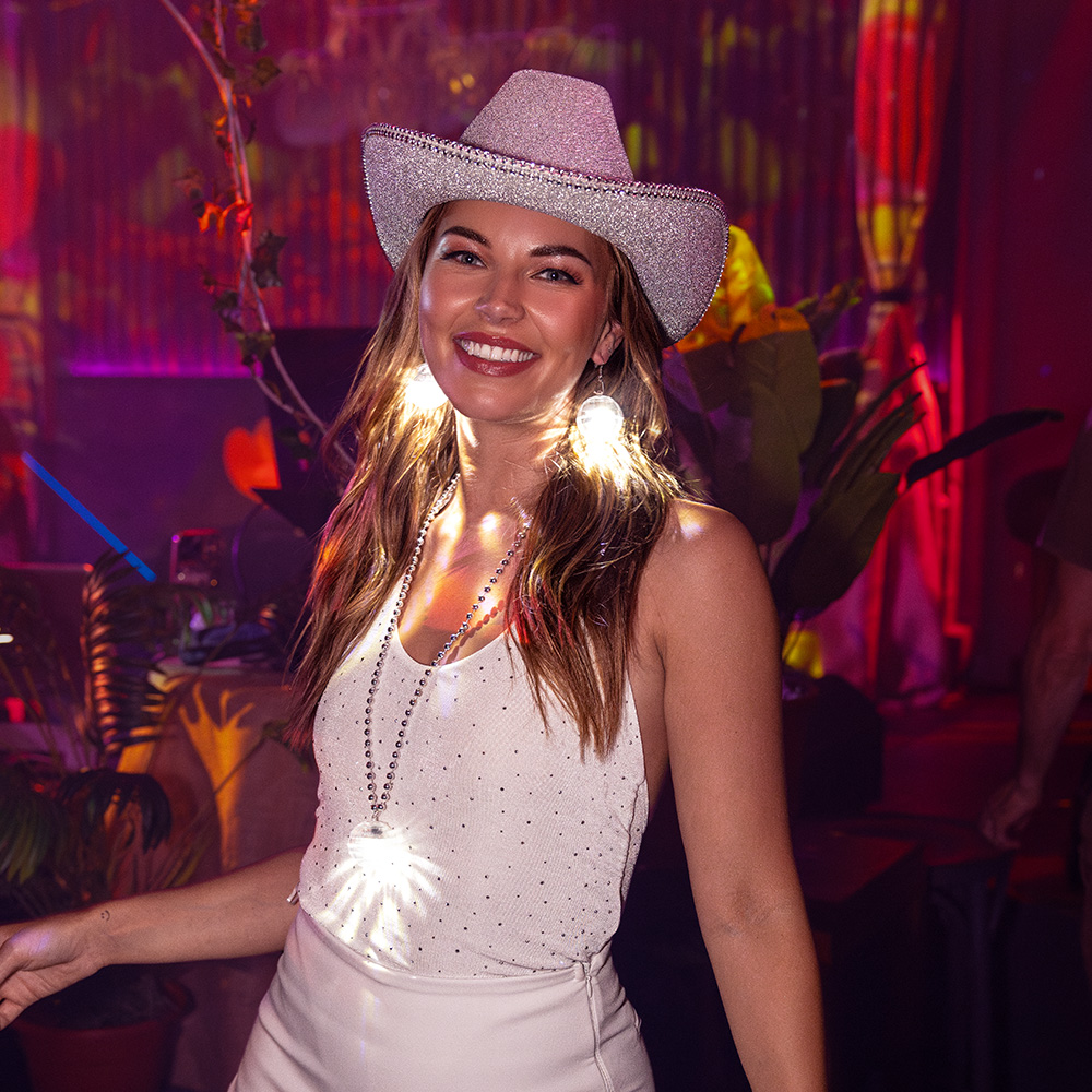 LED ketting discobal - Kralenketting - Zilver - Afbeelding 7