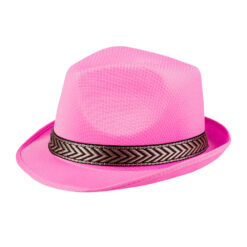 Beechfield one size zonnehoed met zwarte band - Naturel
