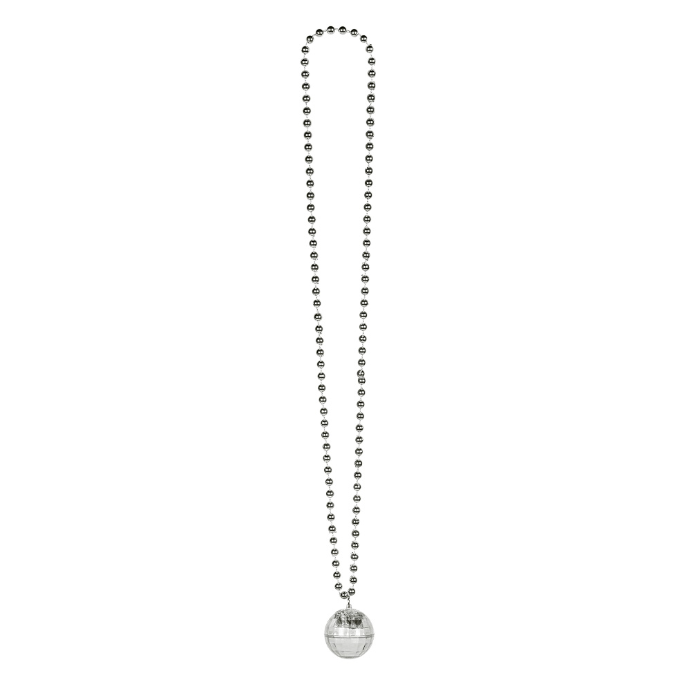 LED ketting discobal - Kralenketting - Zilver - Afbeelding 2