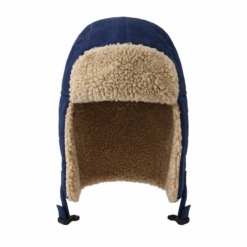 Alternative view of Russische Sherpa Muts – Warme Wintermuts met Oorbescherming – Navy Blauw