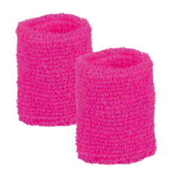 Alternative view of Zweetband set - Hoofdband en 2 polsbandjes - Neon roze