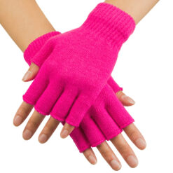 Vingerloze handschoenen - Retro - Neon roze