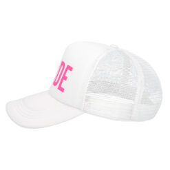 Alternative view of Pet bride - Trucker cap met roze letters - Wit