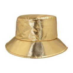 Bucket hat goud - Metallic vissershoedje - 59 cm