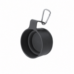 Alternative view of Opvouwbare Mok 340 ml met Karabijnhaak - Zwart