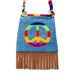 Alternative view of Schoudertasje peace - Festival tasje hippie - Multicolor