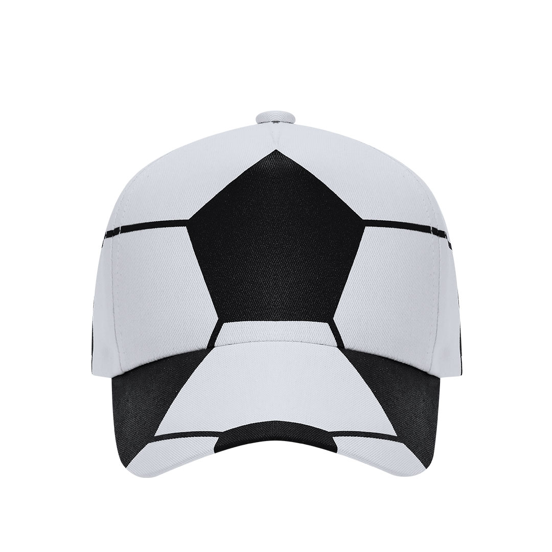 Voetbal pet met voetbaldesign – Supporters Cap - Afbeelding 3