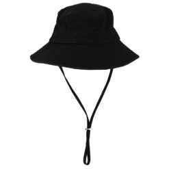 Alternative view of Sarlini bucket hat met verstelbaar koord zwart