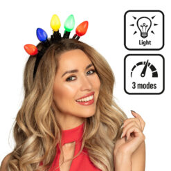 Alternative view of LED diadeem met multicolor verlichting - Lichtgevende haarband