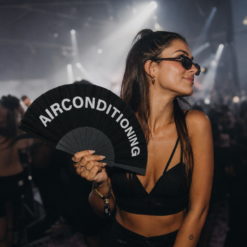 Alternative view of Airconditioning Festival Waaier – Zwart