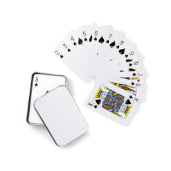 Alternative view of Speelkaarten in Blikje – Klassieke Kaartset met 54 Kaarten – Compact en Luxe Opbergdoosje