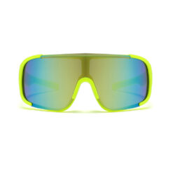 Alternative view of Sport zonnebril voor kinderen met semi randloos montuur en lichtgroene pootjes - Multicolor glas