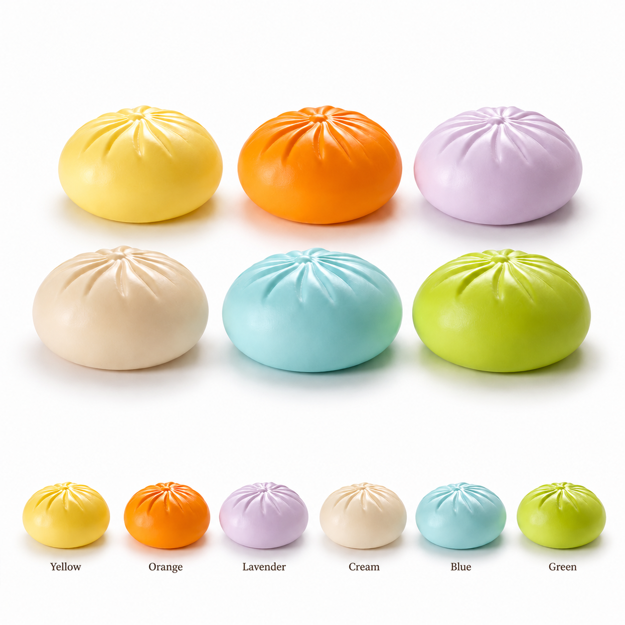 Jeppies® Squishy Dumplings – Pastel Colors Blind Box - Afbeelding 3