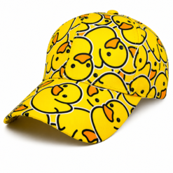 Bad Eendjes Duck Pet – Baseball Cap met Verstelbare Metalen Gesp – Unisex Festival Cap