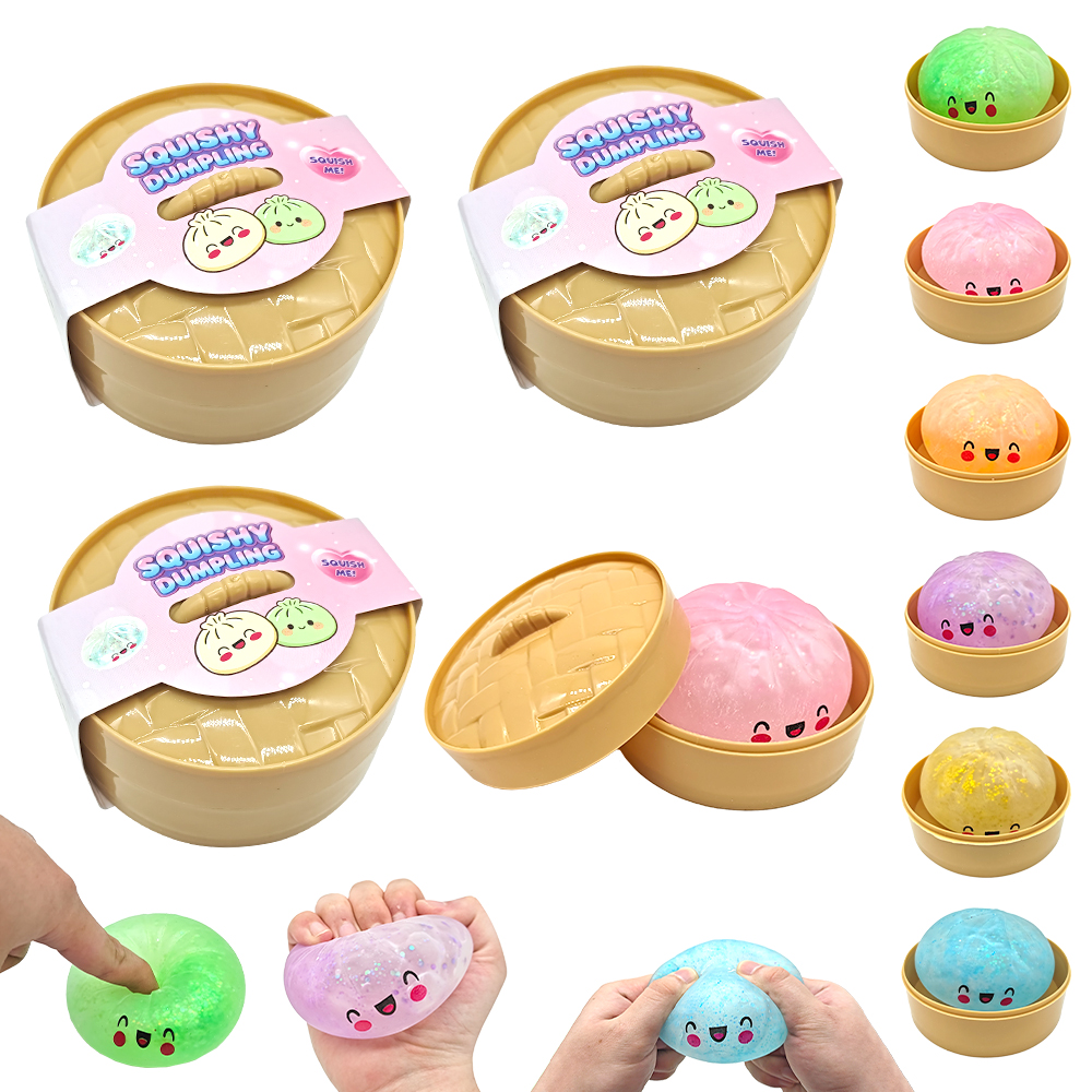 Jeppies® Squishy Dumplings – Glitter Colors Blind Box - Afbeelding 6