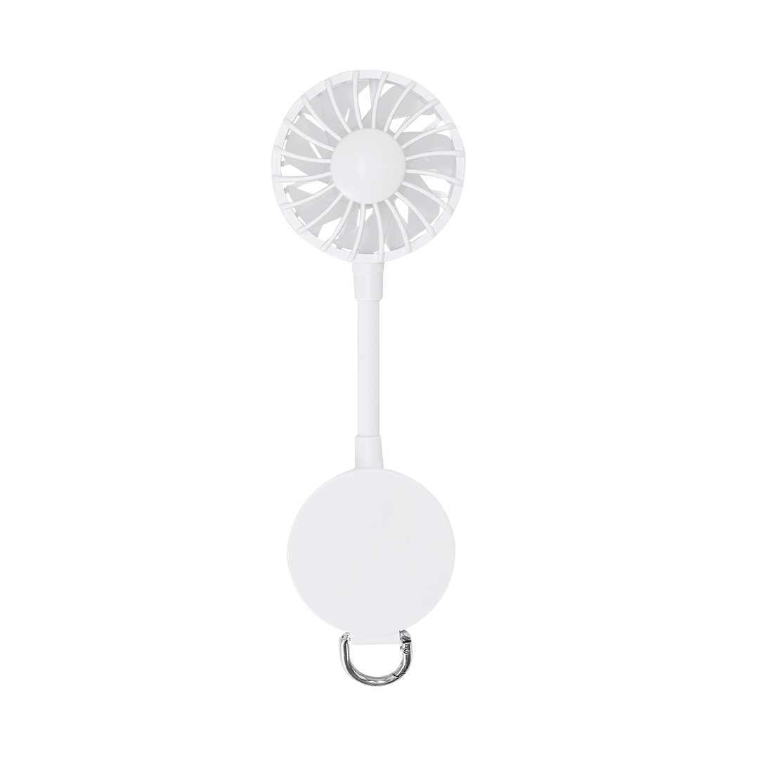 Handventilator met magneet voor telefoon - USB oplaadbaar - Wit - Afbeelding 2