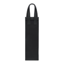 Koeltas voor wijnfles - Flessentas met klittenbandsluiting - Zwart