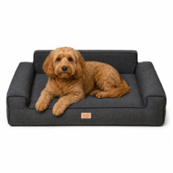 Lizzy & Lola – Hondenbed Snuggy XL – Black - 100 x 65 cm