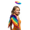 Accessoire set - Engel - Diadeem en vleugels - 2-delig - Regenboog - Afbeelding 6