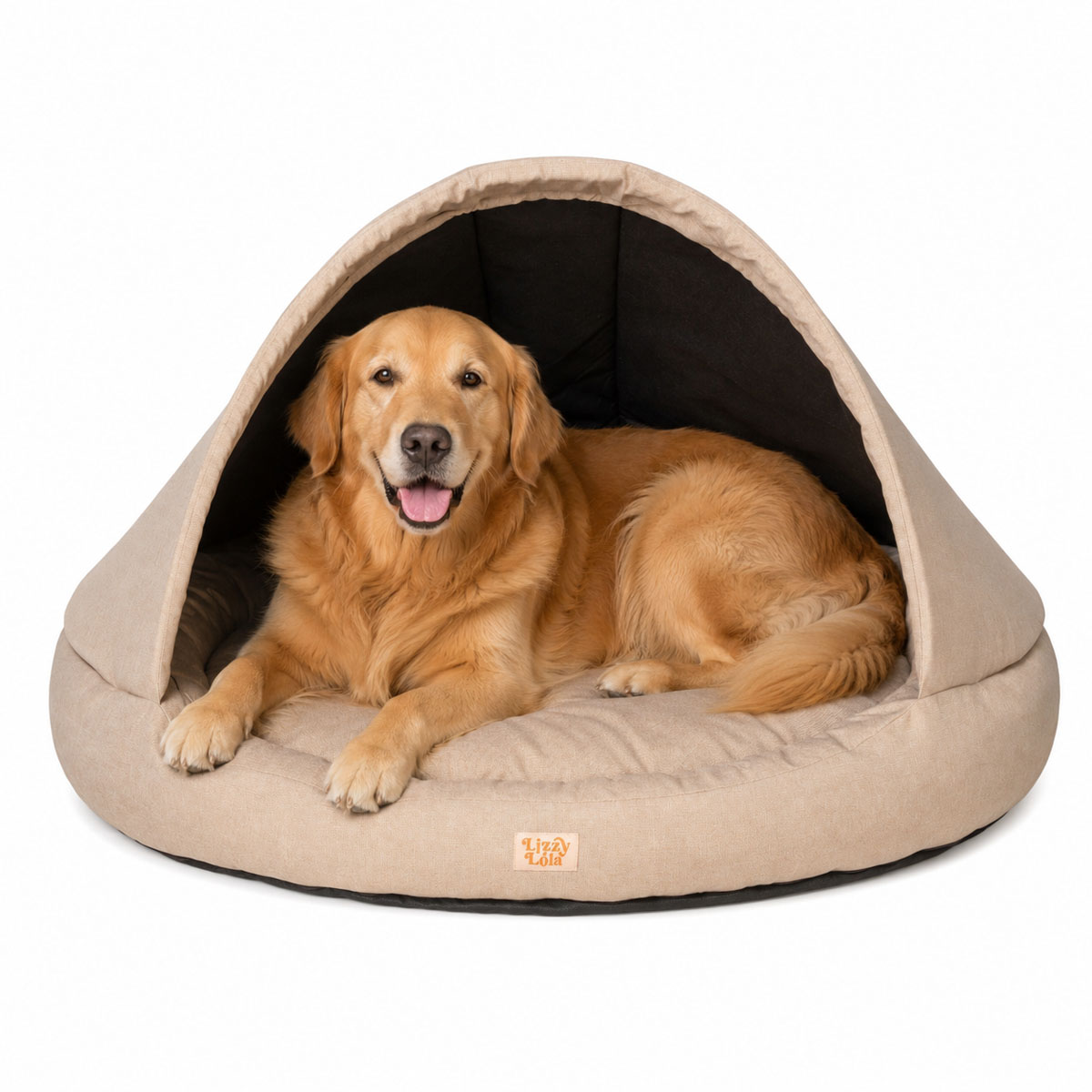Lizzy & Lola - Hondenmand Cavy XXL - Sand - 100 cm
