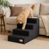 Lizzy & Lola - Hondentrap Stepzy - Black - 40 x 60 cm - Met 4 treden - Afbeelding 3