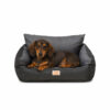 Lizzy & Lola - Hondenmand Snoozy L - Graphite – 64 x 49 cm